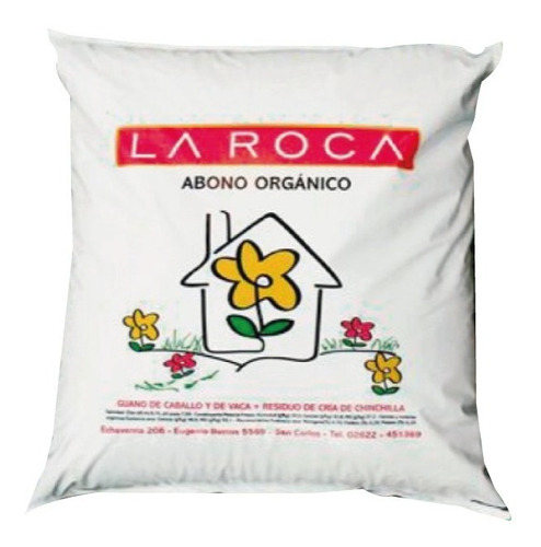 Abono Orgánico - 10kg - La Roca. Certificado Por Inta