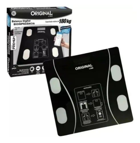 comprar Balança Bioimpedância Corporal Digital Com Medidor Imc 140kg