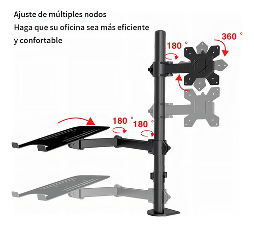 Fnbrli X0223 Iron Soporte De Monitor Dual Para Monitor Y