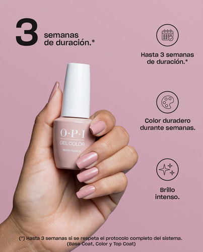 Opi GelColor esmalte semipermente color Stay Matte 15mL