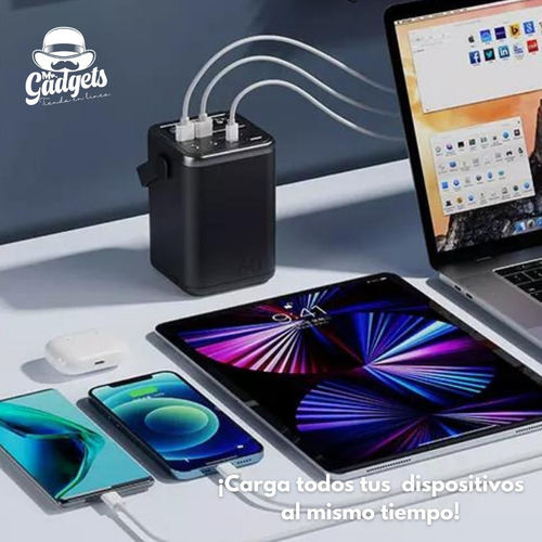 Imagen 5 de 10 de Power Bank 60,000 Mah Bateria Portatil Compacta Carga Rapida