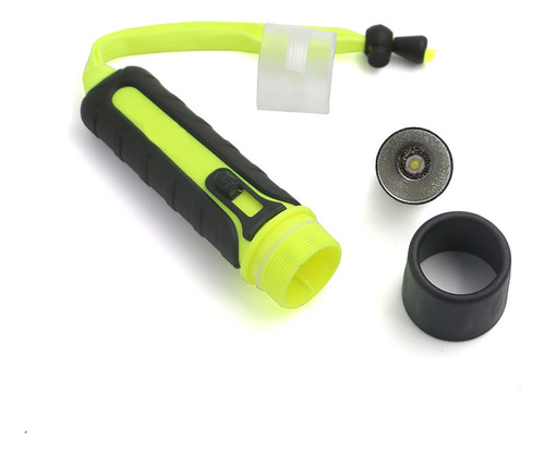 Nueva Linterna Led De Buceo Con Luz Fuerte, 4 Luces Aa Para