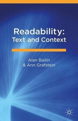 Libro Readability: Text And Context - Alan Bailin