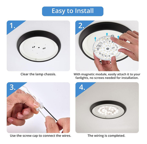 / Led De Repuesto De Ventilador De Techo Profesional De
