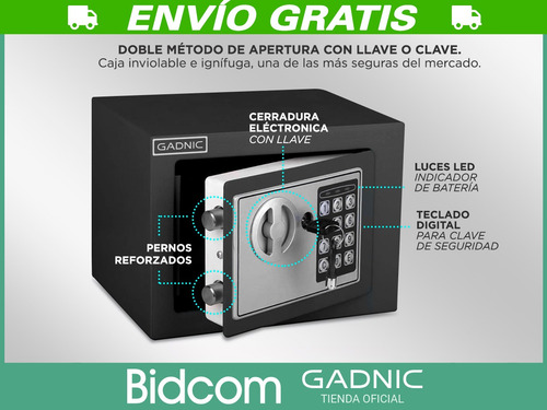 Caja De Seguridad Empotrable Ignifuga Digital Reforzada
