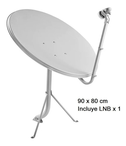 Imagen 2 de 3 de Antena Satelital Medidas 90x80 Cm + Lnb ***ftatvhd***