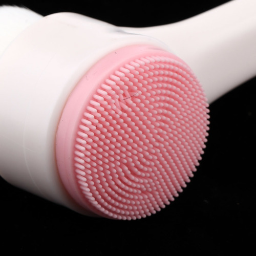Cepillo De Limpieza Facial De Doble Cara 1 Exfoliador