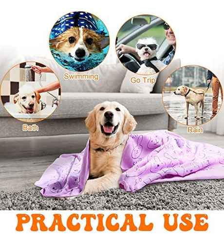 8 Toallas De Secado Para Perros A Granel 55 X 28 Toallas De