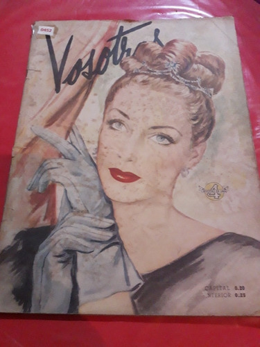 Revista Vosotras Salud Belleza Moda Cine Año Nuevo  1945