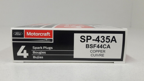 Imagen 4 de 6 de Juego X6 Bujía Motorcraft Ford F-100 F-150 6 Cil 4.9 Bsf44ca
