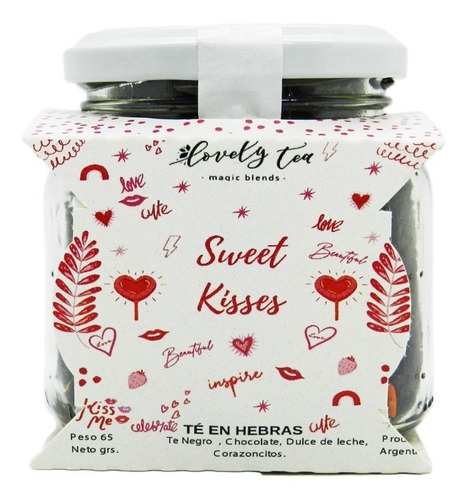 Té En Hebras Sweet Kisses Frasco X 65 Gr - Lovely