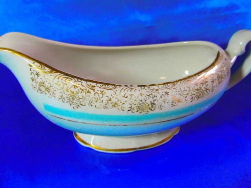 El Arcon Hermosa Salsera De Porcelana Sajonia 22cm 12100
