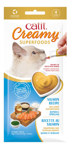 Catit Creamy Superfood Lickable Cat Treat  Golosina Hidrata