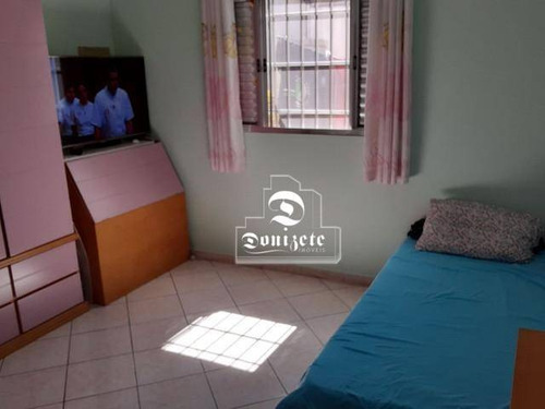 Casa Com 3 Dormitórios À Venda, 120 M² Por R$ 450.000,00 - Vila Palmares - Santo André/sp - Ca1316