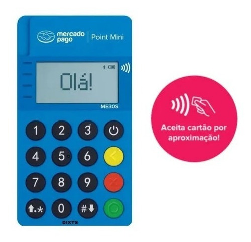 Imagem 1 de 5 de Máquina De Cartão Point Mini Do Mercado Pago Envio Imediato
