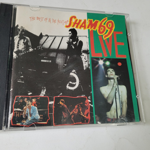 Cd,sham 69,the Best Of & The Rest Sham 69 Live,made Englan 