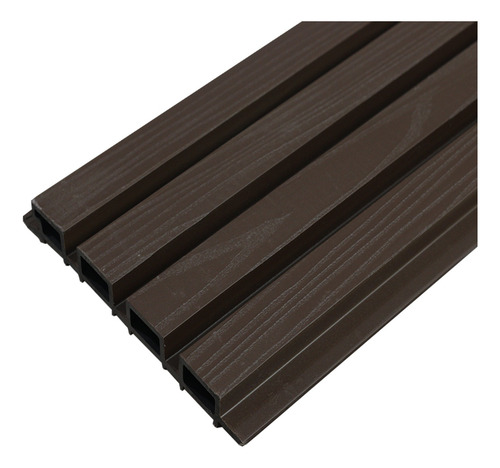 Lambrin Deco Wpc Tipo Madera Estandar Exterior 9 Pz 1.89 M2