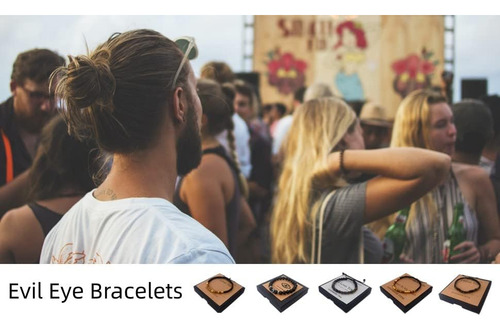 Dhdgzq Pulseras De Mal De Ojo Azul, Pulsera De La Suerte De