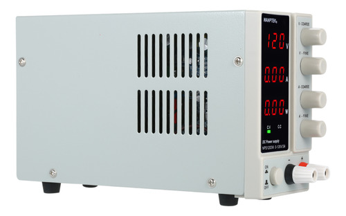 Fuente De Poder Regulada Mini Nps1203w 0-120v 0-3a Led Ac 11
