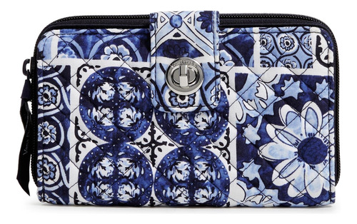 Vera Bradley - Cartera De Algodon Para Mujer, Con Cierre Gir