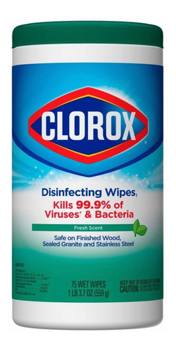 Clorox Toallitas Desinfectantes 78 Pz 1 Bote