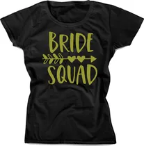 Comprar Playera Despedida Soltera Bride Squad Team Novia V2 Mujer