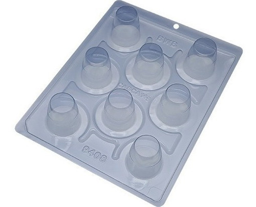 2 Moldes Para Chocolate 3 Partes Bwb Cod 9408 Vaso Mousse