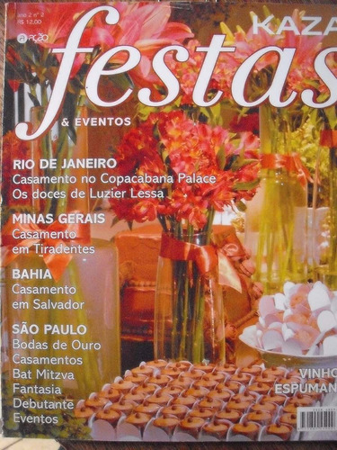 Revista Fiestas & Eventos En Portugués 