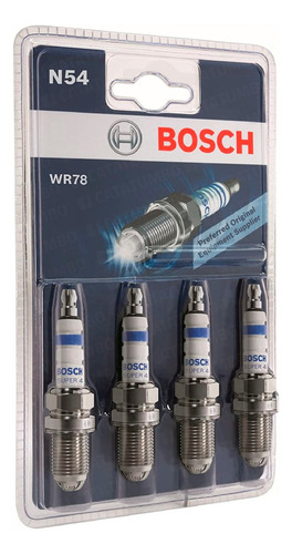 Bujia Bosch Super 4 Wr78 Para Kia Rio 5 1.3 A3e 2000 2005