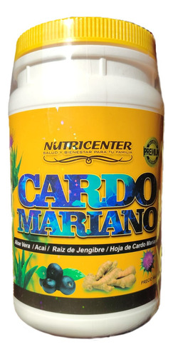 Cardo Mariano, Con Aloe Vera, Raíz De Jengibre Y Acai 1200gr
