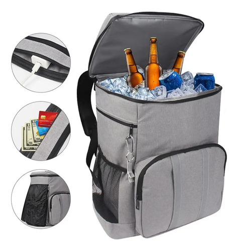 Bolsa Térmica Grande De 20 Litros Para Aperitivos De Cerveza