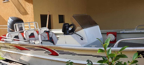Imagem 6 de 10 de Lancha Fluvinautica Alumínios 4.9m Com Motor Yamaha 90hp 4t