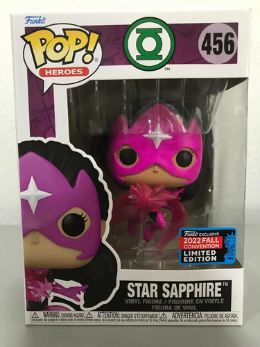 Star Sapphire 456 Dc Super Heroes Funko Pop Sdcc 2022