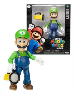 Nintendo The Super Mario Bros Movie Figura Luigi 5 Pulgadas