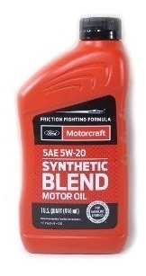 Aceite Lubricante Motor Motorcraft 5w20 Synthetic Blend