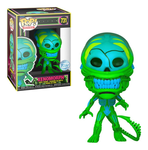 Funko Alien 40th Xenomorph 731 Black Light Nuevo Original
