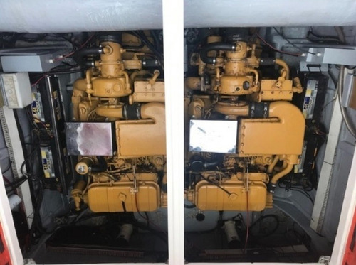 Imagem 4 de 11 de Lancha Excalibur 45 C/ 2 Caterpilar 435 Ano 1993 Intermarine