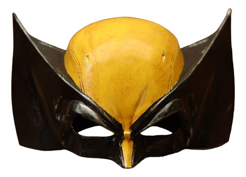 Mascara Y Casco De Wolverine Talla Ch Pintado A Mano
