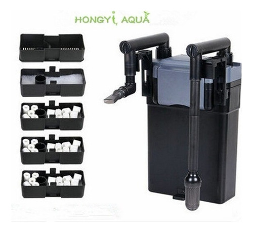 Filtro externo para acuarios de hasta 120 litros (sunsun), 500 l/h