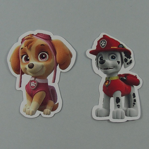 Apliques/adesivos Patrulha Canina / Paw Patrol (24 Unidades)