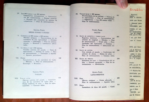Técnicas Del Atletismo Para Entrenadores Y Atletas Ed. 1965 (Usado)