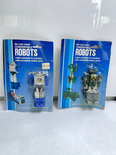 Convertible Robots Lote De 2 Die-cast Gobots 80s (Usado)