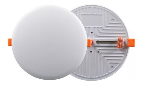 Panel Led 18w Incrustar Redondo Luz Blanca Borde Infinito