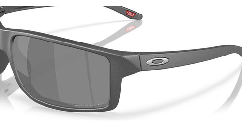 Gafas de sol polarizadas Oakley Gibston Xl Steel Prizm Black, color Tundora