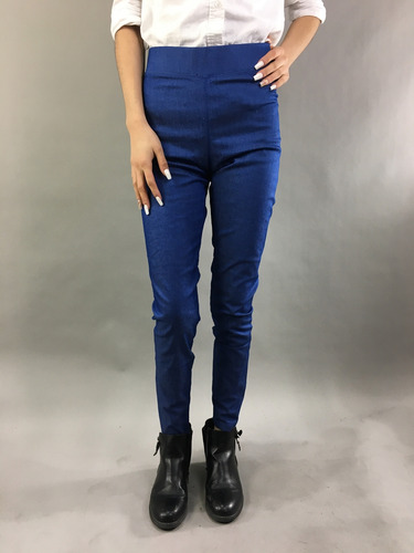Pantalón Caffarena Como Nuevo De Color Azul S