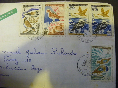 San Pedro Y Miquelon Serie Aves Timbres Postales