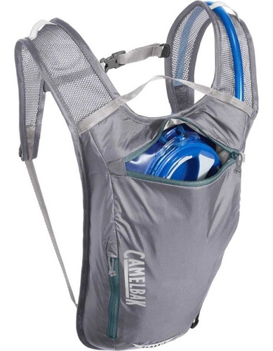 Imagem 2 de 7 de Mochila De Hidratacao Camelbak Classic Light 2 Litros Cinza