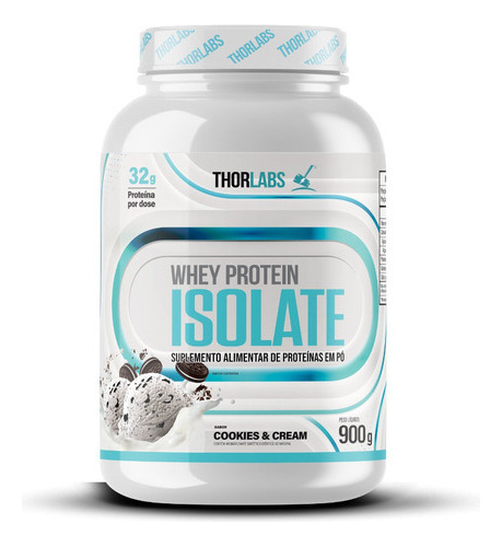 Whey Protein Isolate Pote 900g - Thorlabs Cookies And Cream