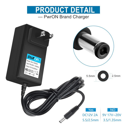 Adaptador Ac Dc De 12 V De Pwron Compatible Con Bose Soun...