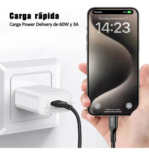 2pzs Cable Tipo C Cable Carga Rapida Tipo C 2m A Tipo C A